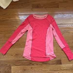 Smartwool Pink Fitted Long Sleeve Tee